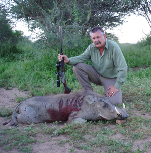 (The final hour of our hunt; thank you Mr. warthog)